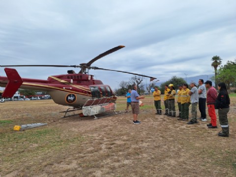 Realizaron una capacitación clave para brigadistas de incendios forestales