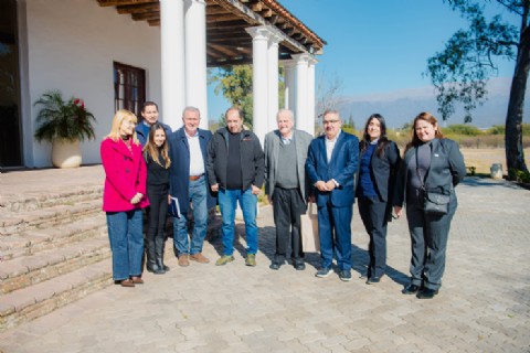 El gobernador Jalil recibió al presidente del Grupo ARCOR