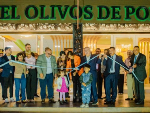 Se inauguró el Hotel Olivos de Pomán con la participación del Gobernador