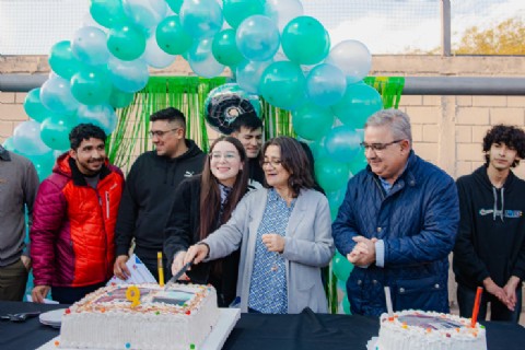 Jalil y Corpacci celebraron con los alumnos un nuevo aniversario de la Residencia Universitaria