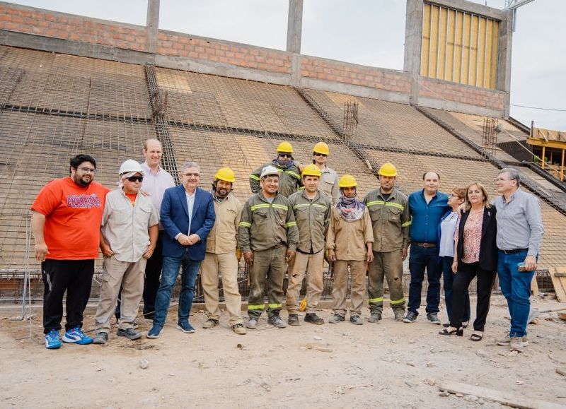 Avanza la obra del Polideportivo de capital, una obra anhelada por toda la comunidad